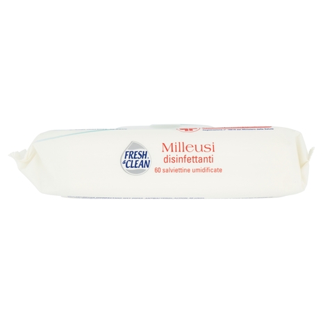 Fresh & Clean Milleusi disinfettanti salviettine umidificate 60 pz